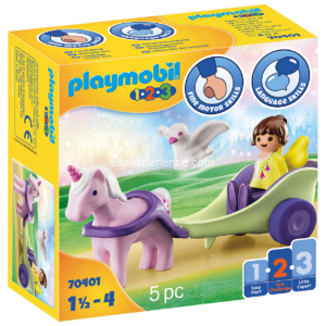 70401, 123 Carruaje Unicornio con Hada