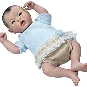 4712 LUCAS PELO ESP CUBREPAÑAL BEIGE Y JERSEY CELESTE 46 CM 1,900