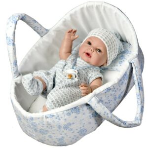 3401 CARLA BEBÉ GORDITO NIÑO GRIS CAPAZO 33 CMS C/VOZ (ENTREGA EN BOLSA)