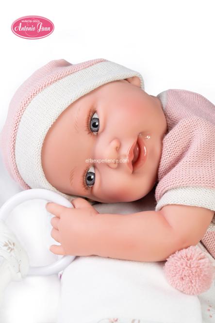 50159 Recién Nacido Pipa con saco conejitos y mordedor - Imagen 2