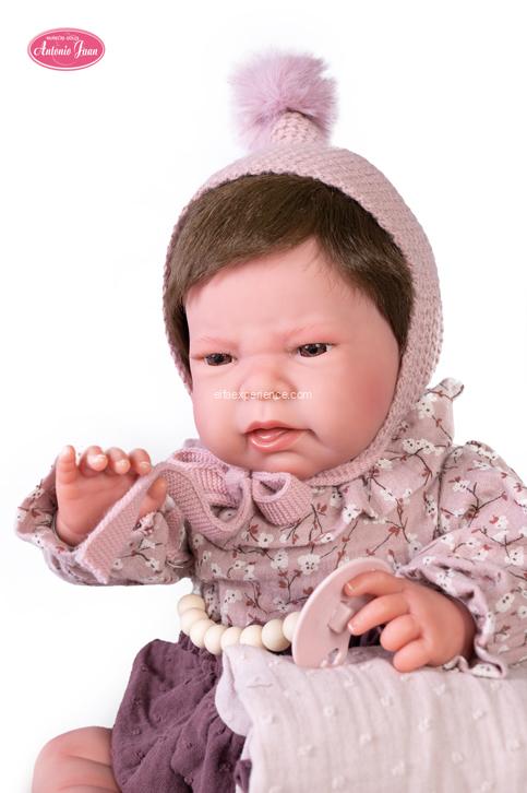 80217 Sweet Reborn Lea con Mantita morada - Imagen 5