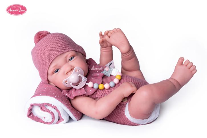 80220 Sweet Reborn Lua Mantita con Cuerpo de Vinilo sexuado 42cm - Imagen 3