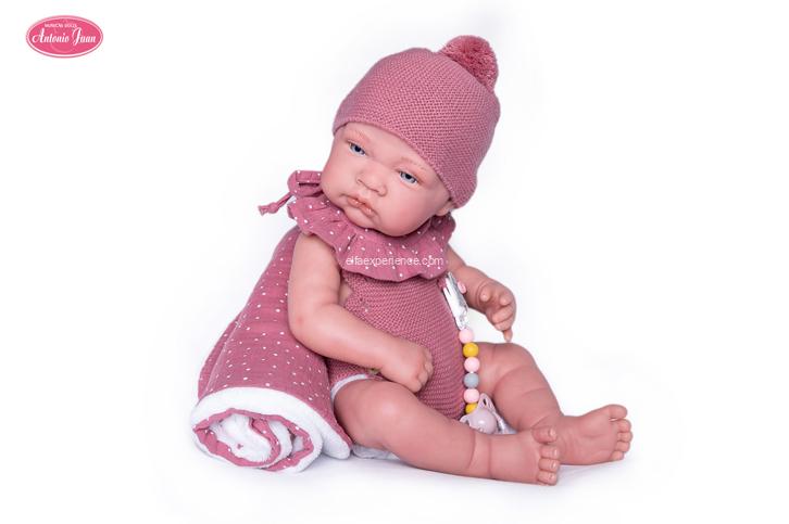 80220 Sweet Reborn Lua Mantita con Cuerpo de Vinilo sexuado 42cm - Imagen 2