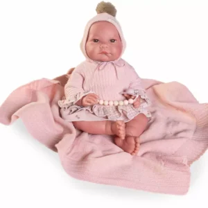 80328 Sweet Reborn Nica con toquilla 42cm