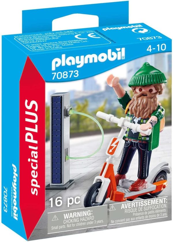 70873 Hipster con E-scooter
