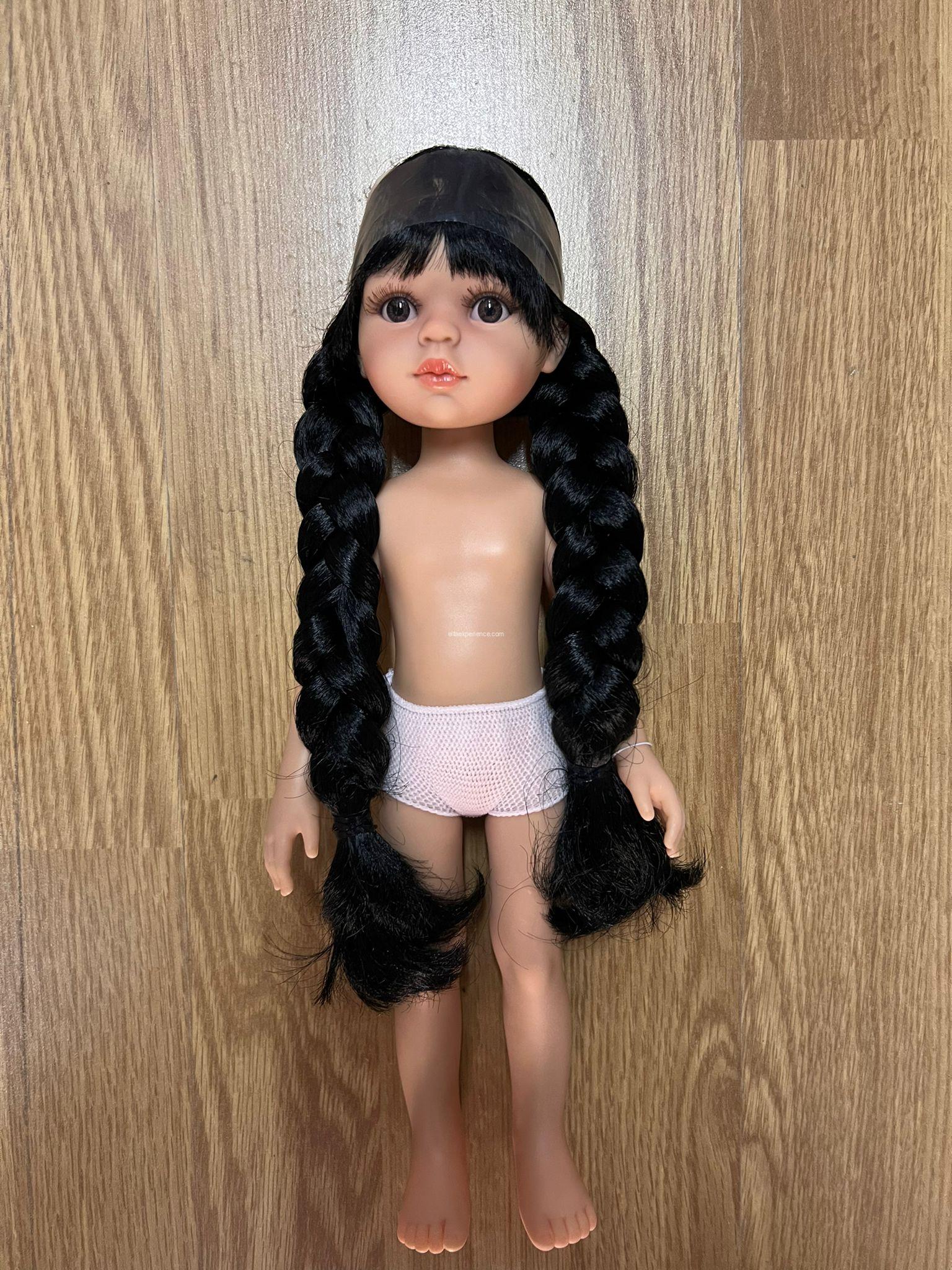 14834 Kylie con trenzas sin ropa - Imagen 2