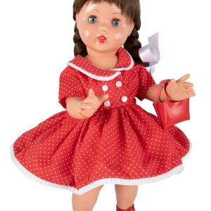 MP50230 MP VESTIDO ROJO TOPOS BLANCO