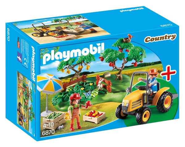 6870 Playmobil Tractor con Cosecha de la Huerta