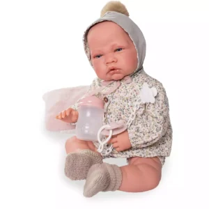 33001 Recién Nacida Lúa Pompón 42cm