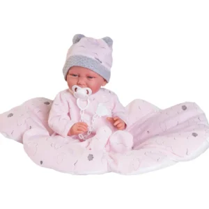 33112 Recién nacida Carla con cojín nubes 42cm