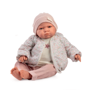 81397 Mi primer Reborn Berta conjunto bomber 52cm