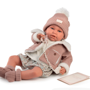 81399 Mi primer Reborn Daniela chaqueta borreguito 52 cm