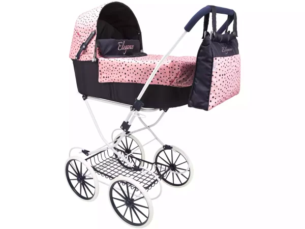40604 CARRO CON CAPOTA Y BOLSO ELEGANCE (42 X 72 X 93CM, manillar 90cm) PRODUCTO DESCATALOGADO