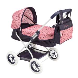 40606 CARRO CON CAPOTA Y BOLSO ELEGANCE (37 X 56 X 56CM, manillar 55cm) PRODUCTO DESCATALOGADO