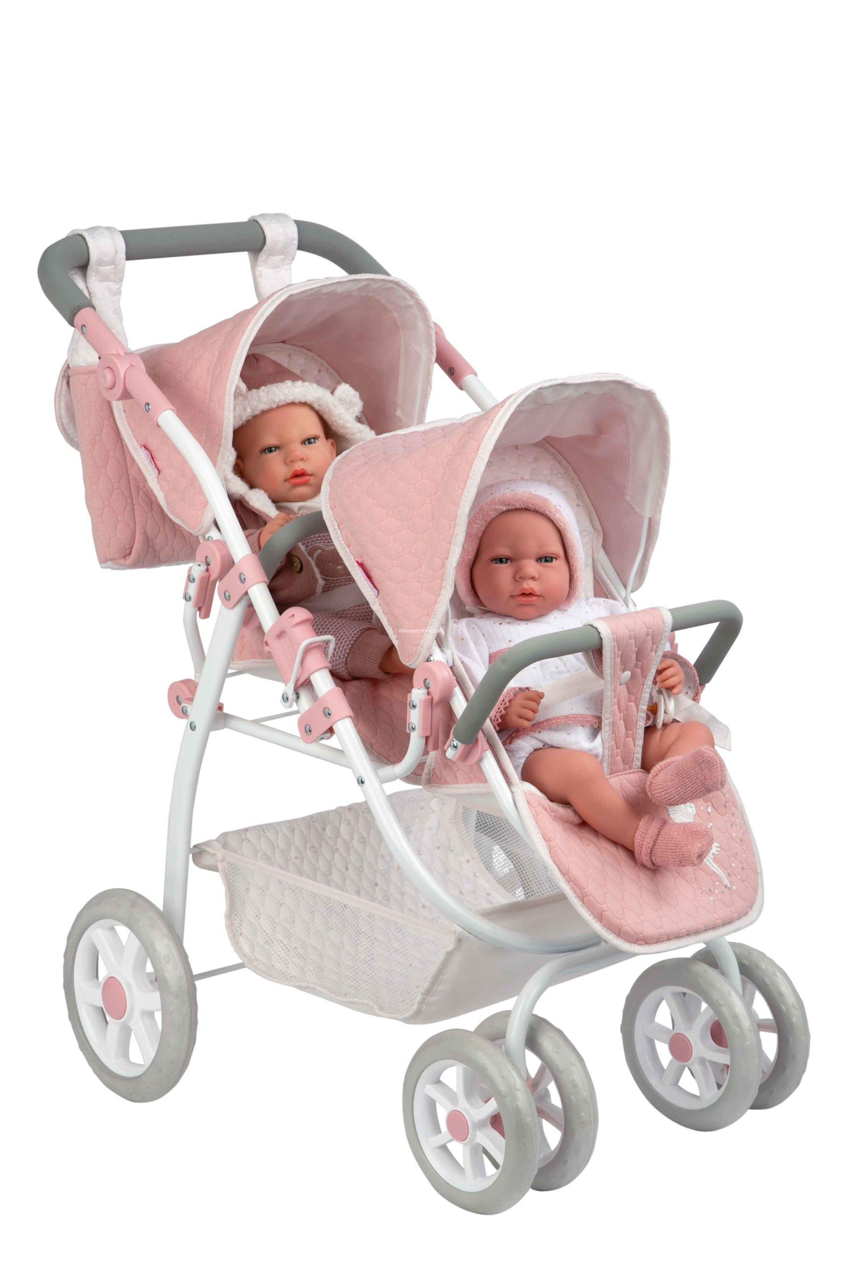 40854 COCHE GEMELAR UNIVERSE 45x70x73 CM C/BOLSO (Altura Manillar: 47-77 cm) - Imagen 3