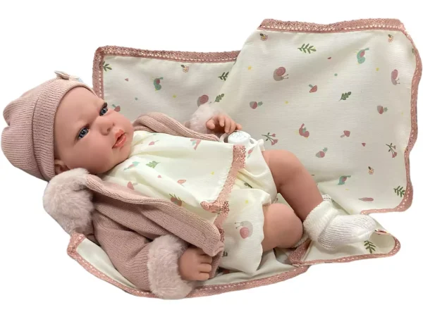 60682 ELEGANCE 40 CM ANDIE CON MANTA (MUÑECO CON PESO)