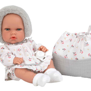 60805 Elegance Natal Gris C/Bolsa Multiusos 30cm