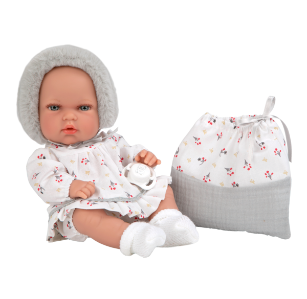 60805 Elegance Natal Gris C/Bolsa Multiusos 30cm