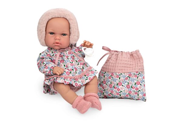 60807 Elegance Natal Rosa C/Bolsa Multiusos 30cm