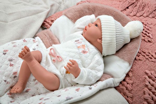 60821 ELEGANCE 40 CM ANDIE ROSA C/SAQUITO (MUÑECO DE PESO) - Imagen 10