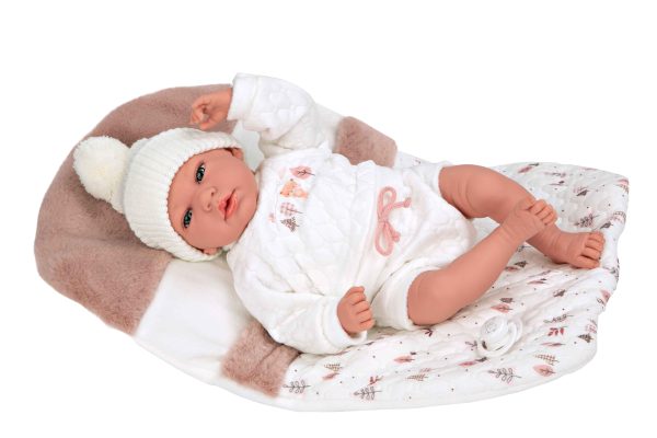 60821 ELEGANCE 40 CM ANDIE ROSA C/SAQUITO (MUÑECO DE PESO) - Imagen 2