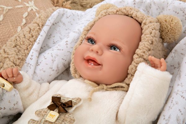 60828 ELEGANCE 35 CM BABYTO MARRON C/MANTA (MUÑECO DE PESO) - Imagen 9