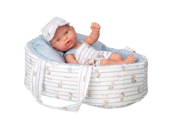 60895 ELEGANCE 26 CM PILLINES AZUL C/CAPAZO (Cuerpo Vinyl)