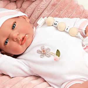 98110 REBORN ARIAS 40 CM LOLA CON CAPAZO