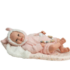 98223 REBORN ARIAS 45 CM KIRA ROSA C/SACO DE DORMIR