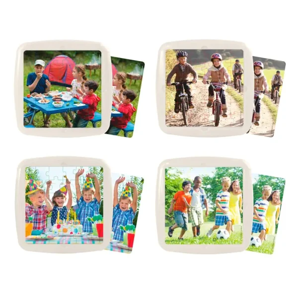 36208 SET 4 PUZZLES: OCIO CON AMIGOS UV
