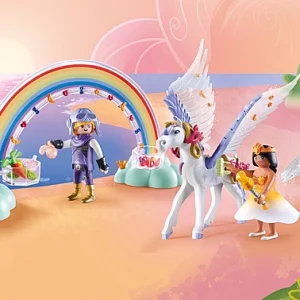 71361 Pegaso con Arcoíris en las nubes