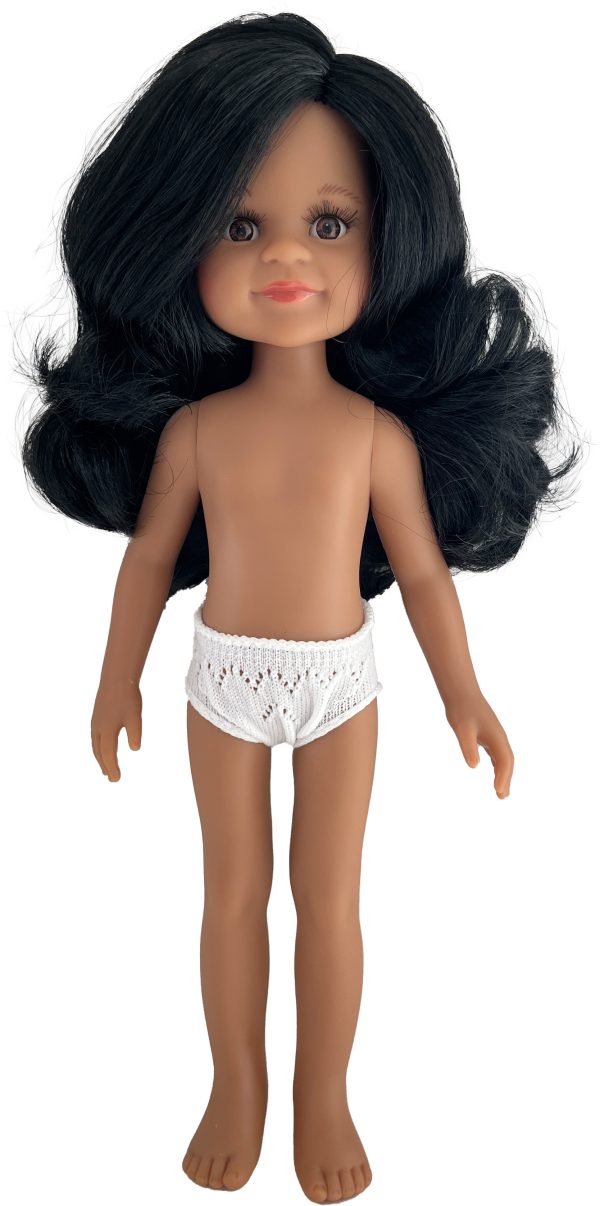 14837 Muñeca Mulata con pelo negro y ojos marrones - Imagen 2