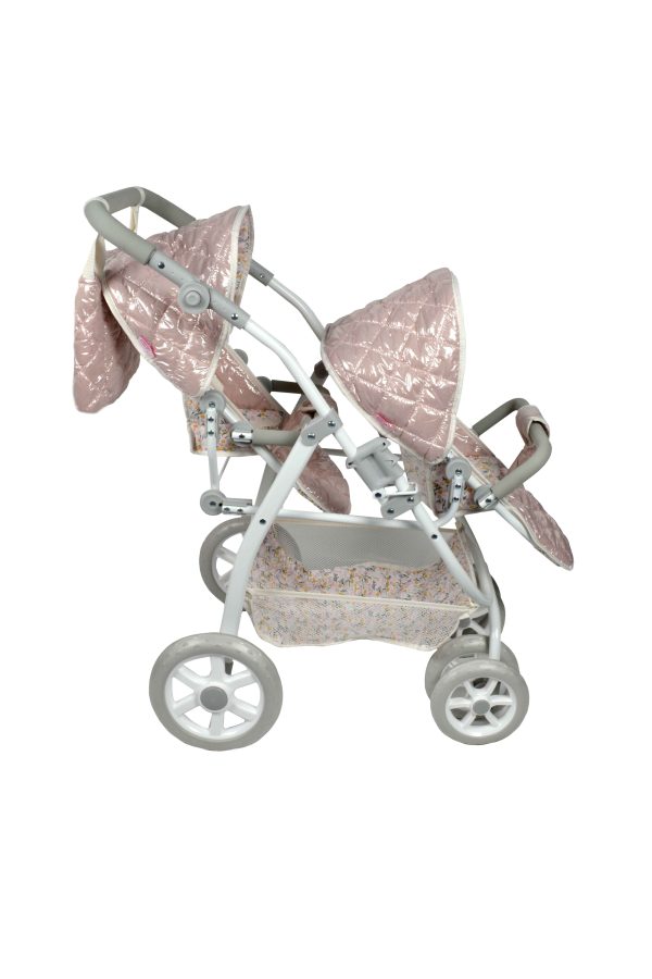 40874 COCHE GEMELAR FANTASY 45x70x73 CM C/BOLSO (Altura Manillar: 47-77 cm) - Imagen 2
