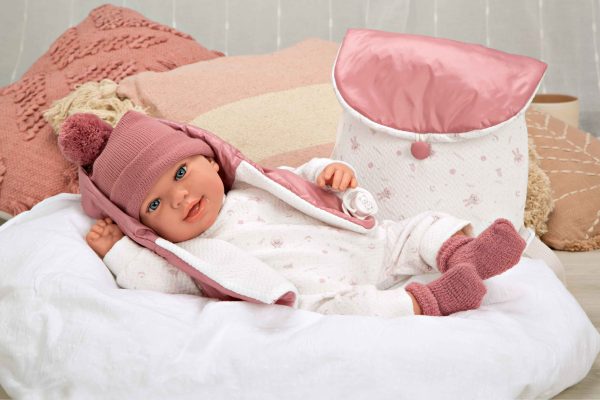 65376 ELEGANCE 45 CM ADI ROSA C/MOCHILA (MUÑECO DE PESO) - Imagen 6