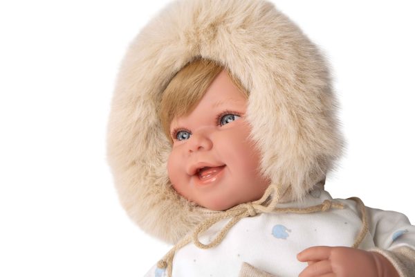 65379 ELEGANCE 45 CM ZOE BEIGE C/MANOPLAS (MUÑECO DE PESO) - Imagen 4