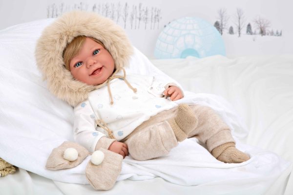 65379 ELEGANCE 45 CM ZOE BEIGE C/MANOPLAS (MUÑECO DE PESO) - Imagen 7