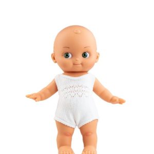 28304 Mini Panchas Pijama Blanco Ojo verde 28cm