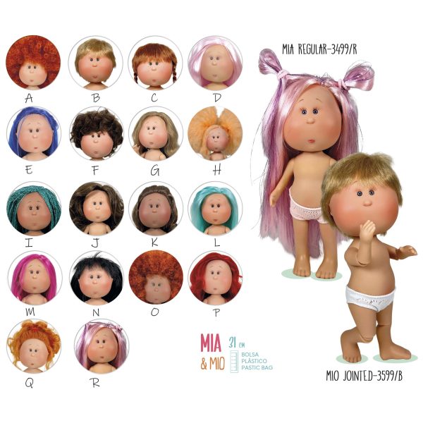 MUÑECO-MUÑECA CUERPO DESNUDO NO ARTICULADO