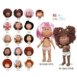MUÑECO-MUÑECA CUERPO DESNUDO ARTICULADO