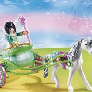 5446 Carruaje con unicornio con hada