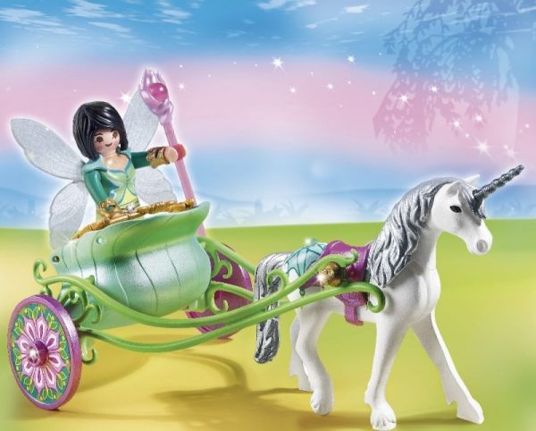 5446 Carruaje con unicornio con hada