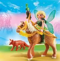 5448 Hada del bosque Diana con caballo