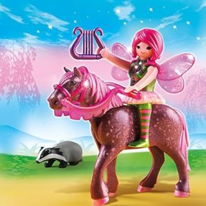 5449 Hada del bosque Surya con caballo