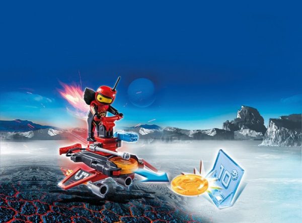 6835 Robot de fuego con lanzador