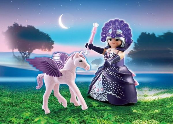 6837 Reina luna con bebé Pegaso
