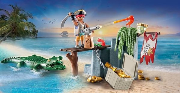 71473 Pirata con caiman