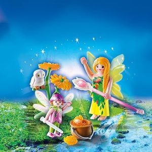 9208 Hada con varita mágica y flor