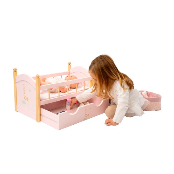 21584 CAMA CON CAJON NATURE  52,5x29,50x32 CM - Imagen 4