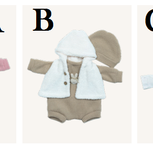 6078  ROPA REBORN 40 CM