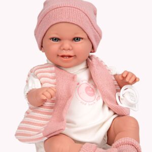 60795 ELEGANCE 35 CM BABYTO ROSA C/MECANISMO RISA TRY ME